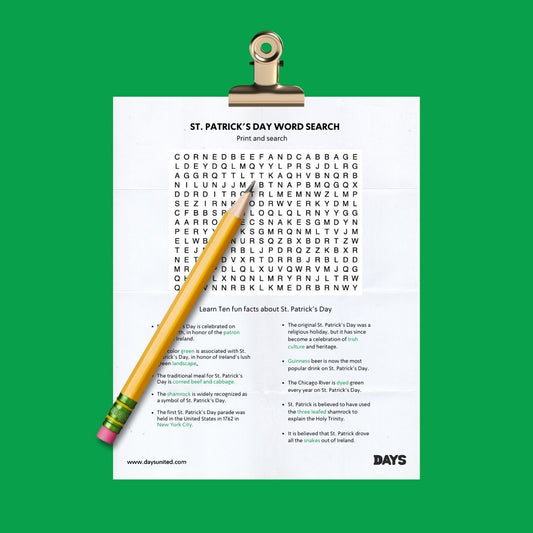St. Patrick's Day Word Search