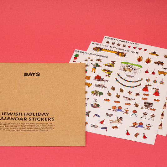 Jewish Holiday Calendar Stickers