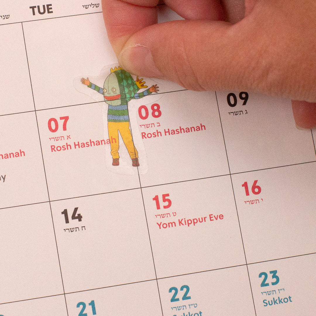 Jewish Holiday Calendar Stickers