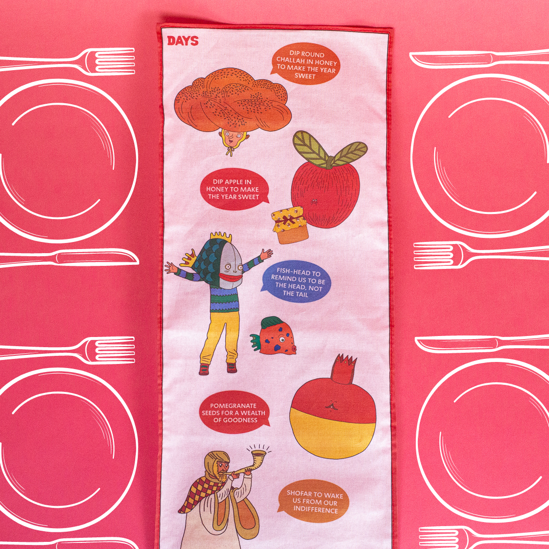 Blessings Symbols Table Runner