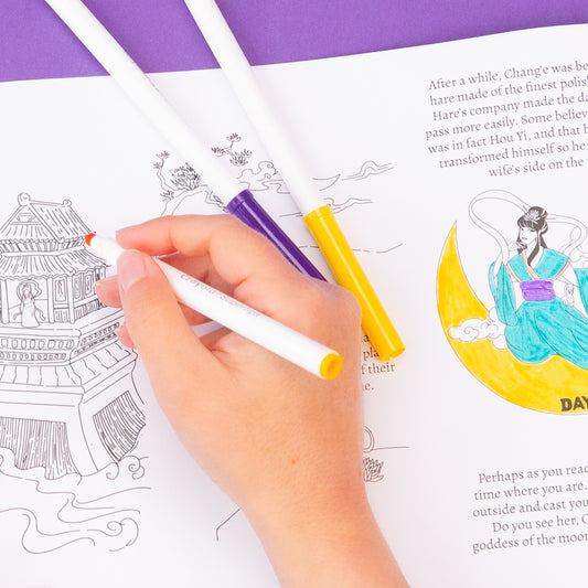 Read & Color the Story of The Moon Goddess (7877281349870)