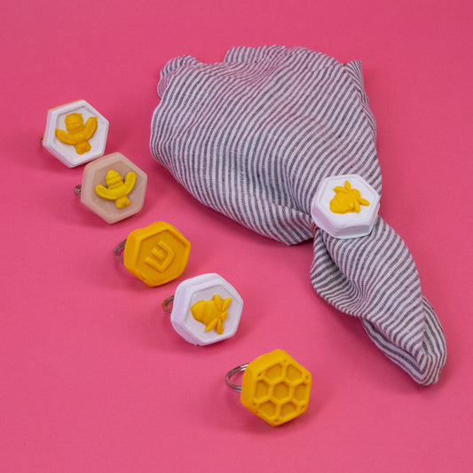 Bee Napkin Rings (7855692579054)