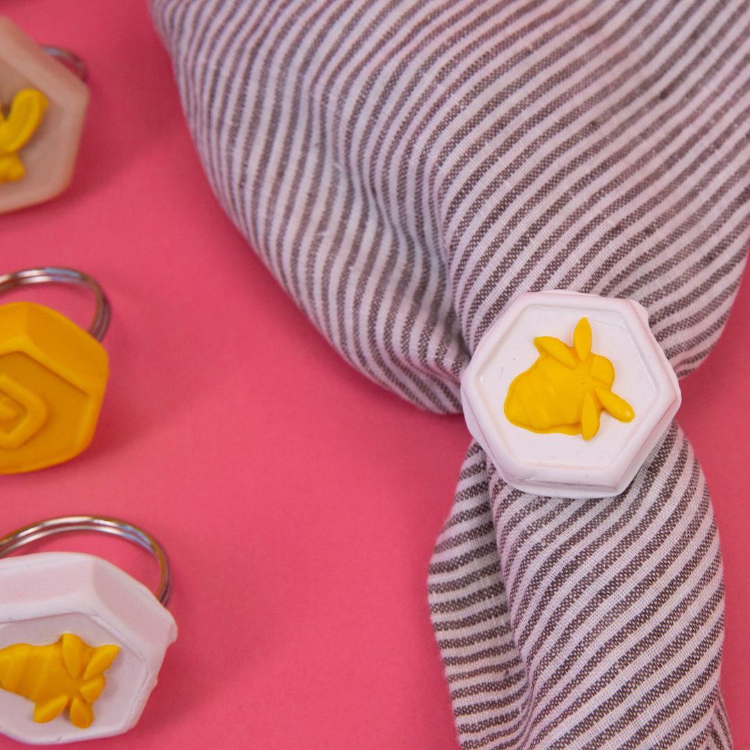 Bee Napkin Rings (7855692579054)