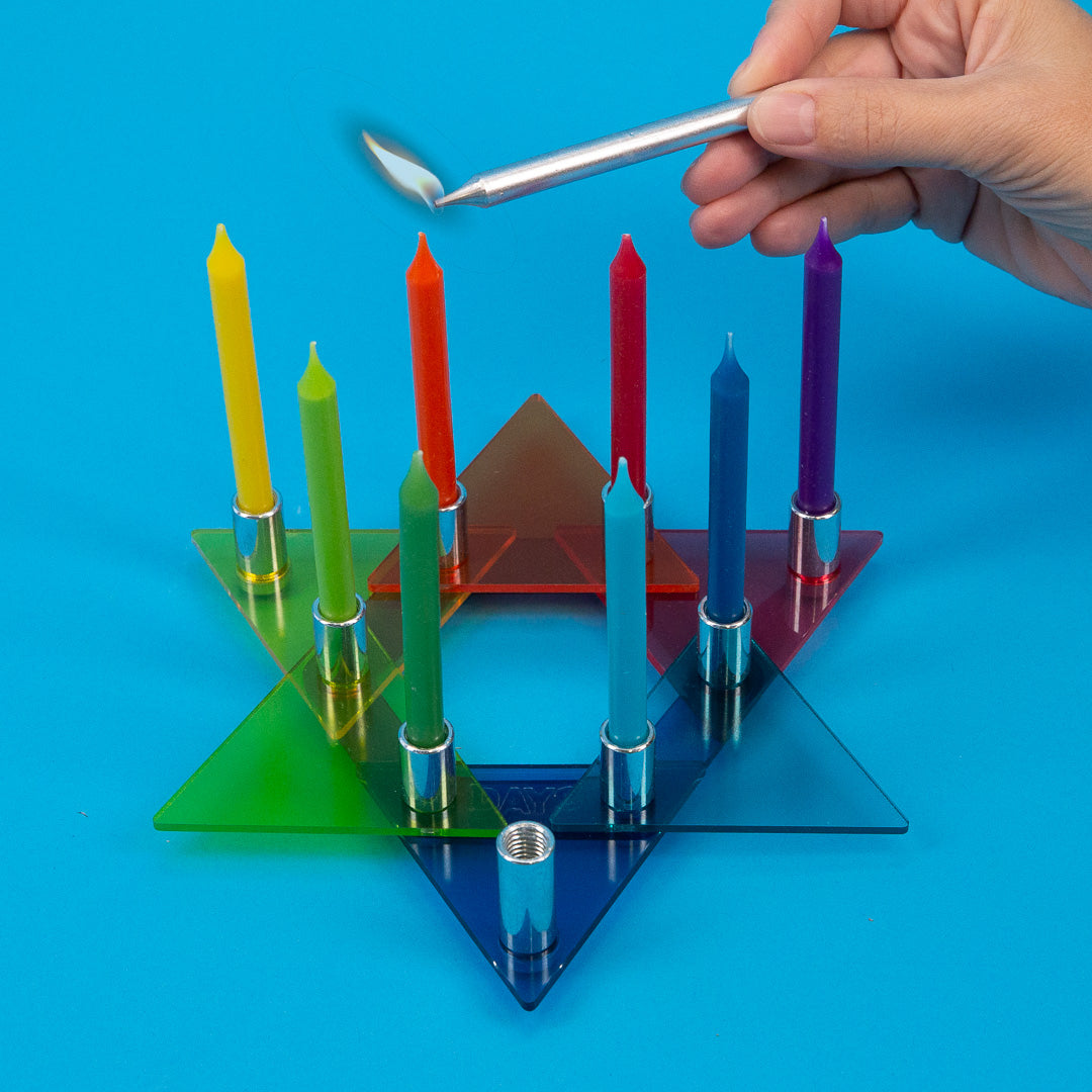 Star of David Menorah
