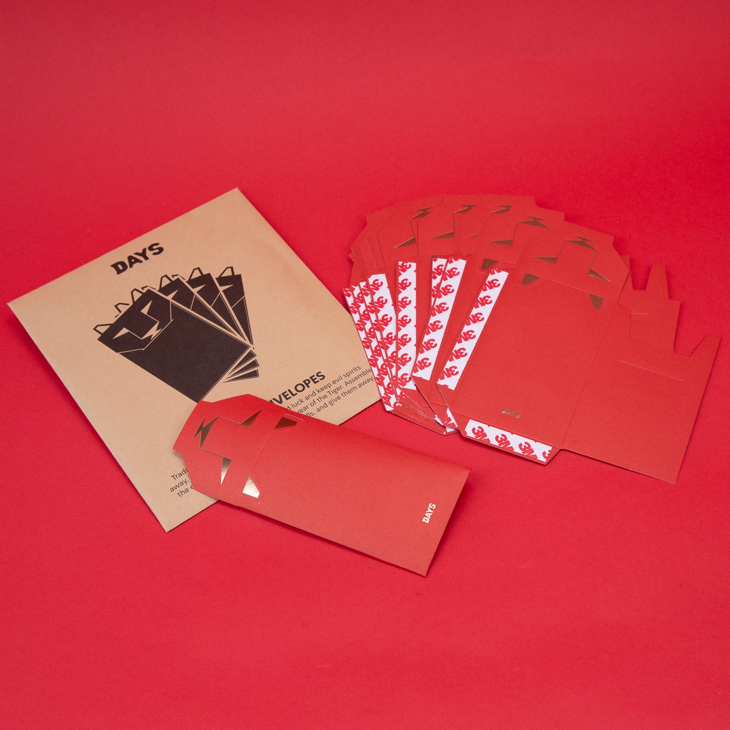'Year of a Tiger' Red Envelopes