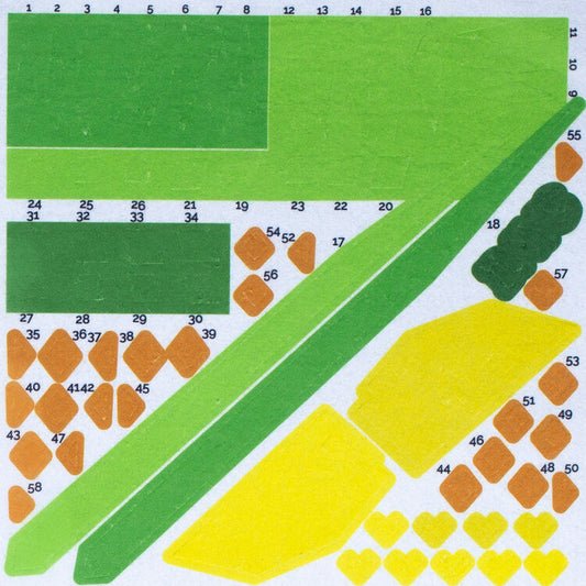 Four Species Felt Mosaic (7855765487854)