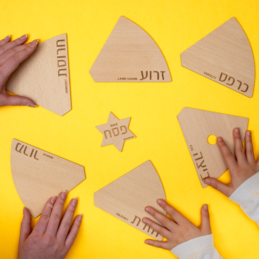 Designer Star Seder Plate