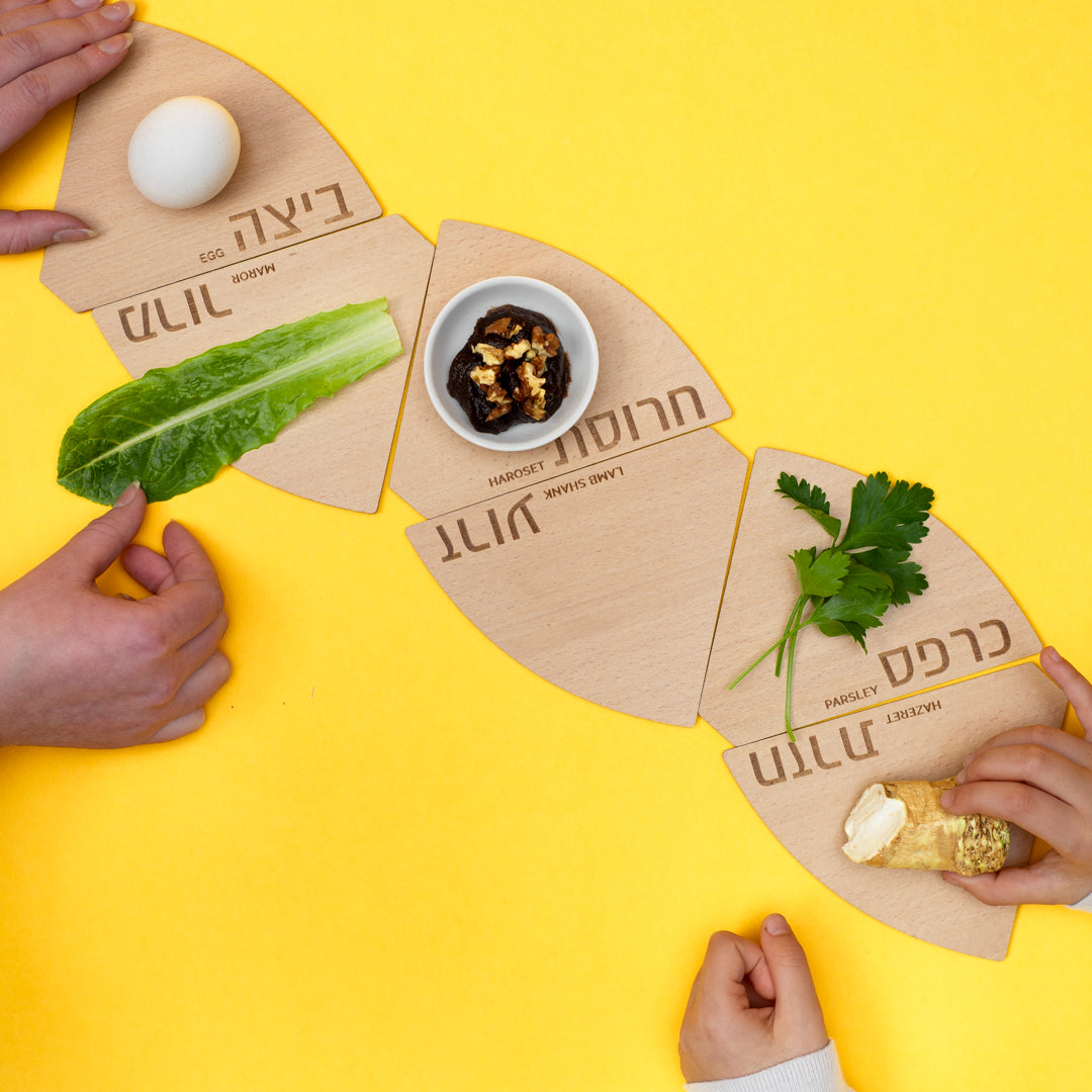 Designer Star Seder Plate